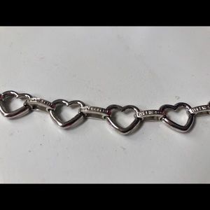 COPY - Silver heart bracelet